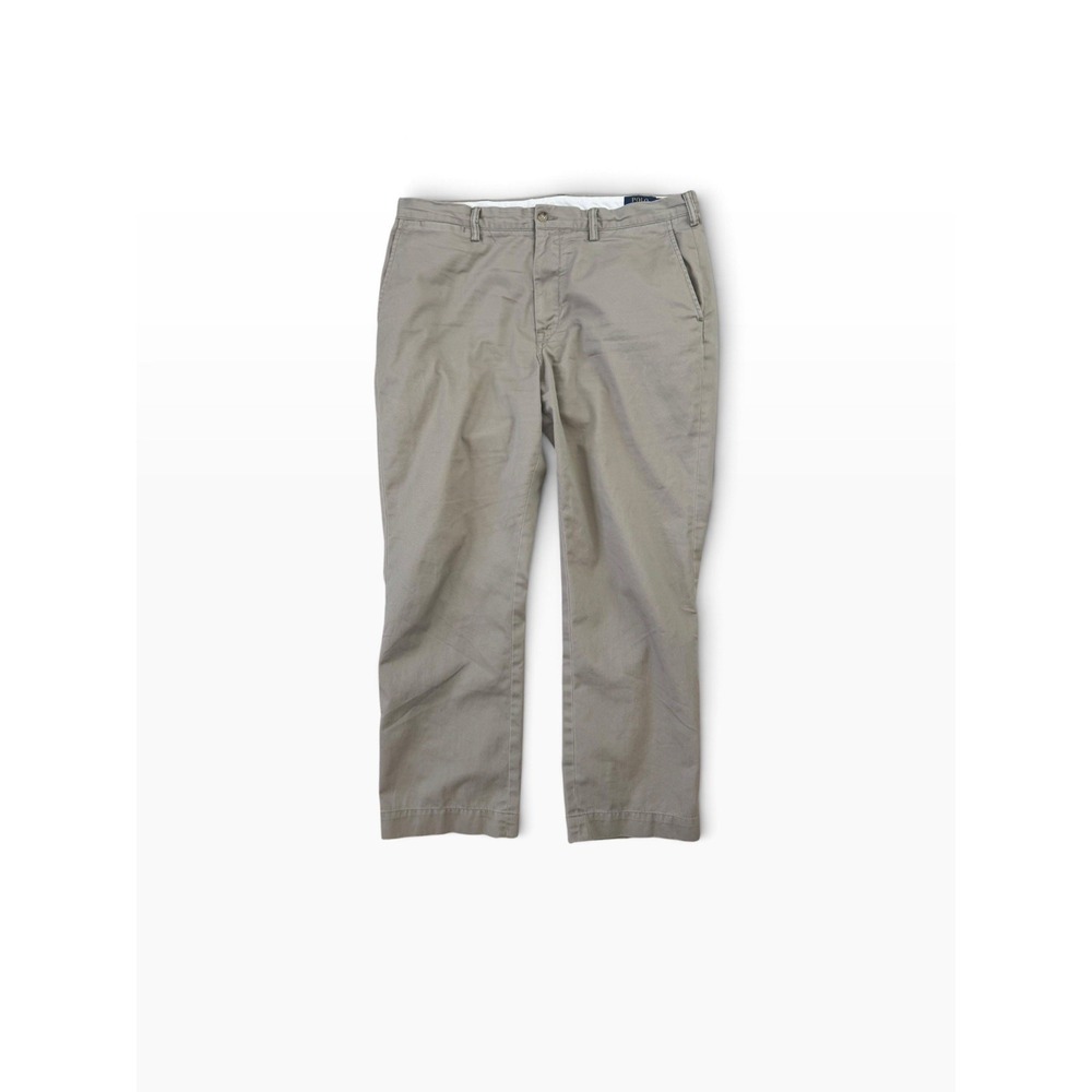 Polo Ralph Lauren Chino Trousers Mens W36 L30 Beige Classic Fit Twill Preppy